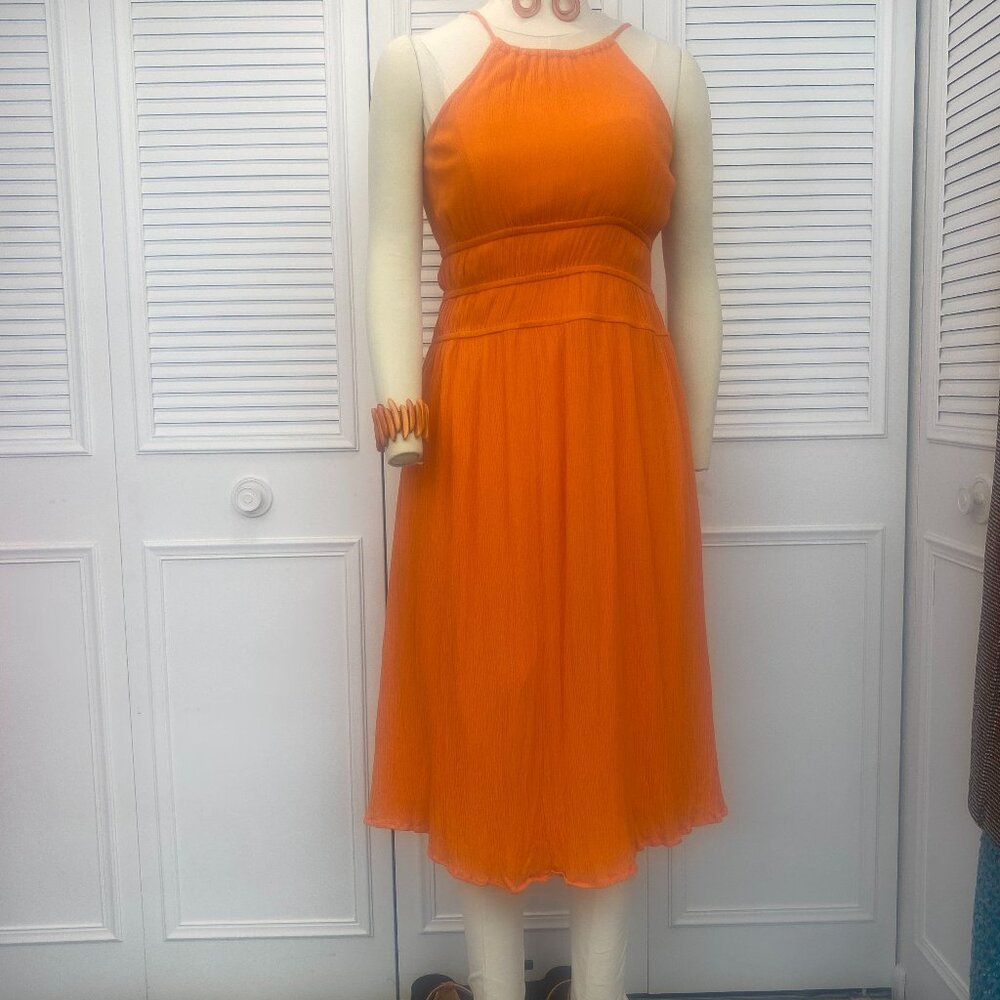 MdM Gorgeous Orange Summer Dress Size.